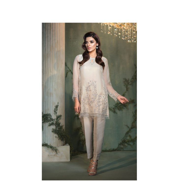 Soft Skin Color Pakistani Luxury Wear Dress Available To Buy Online By Native.Pk Luxury Wear Collection 2017