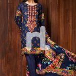 Unstitched 3 Piece Pakistani linen Dress On Sale To Buy Online By nishat linen Winter Collection 2017 At A Discount Price.