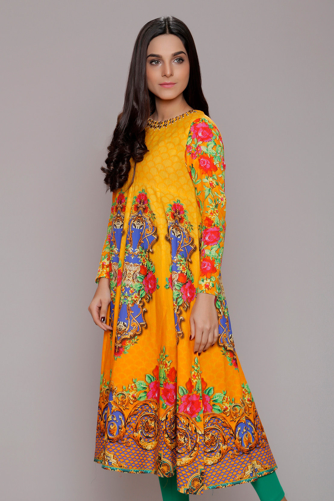 Funky yellow printed rady to wear top by Rang ja collection 2018 Funky yellow printed rady to wear top by Rang ja collection 2018 