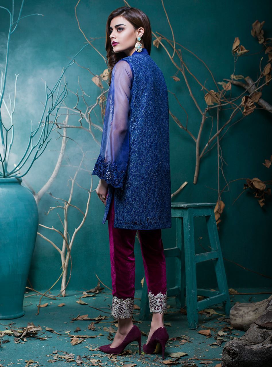 Midnight sparkles embroidered ready to wear prêt wear by Zainab Chottani sale online