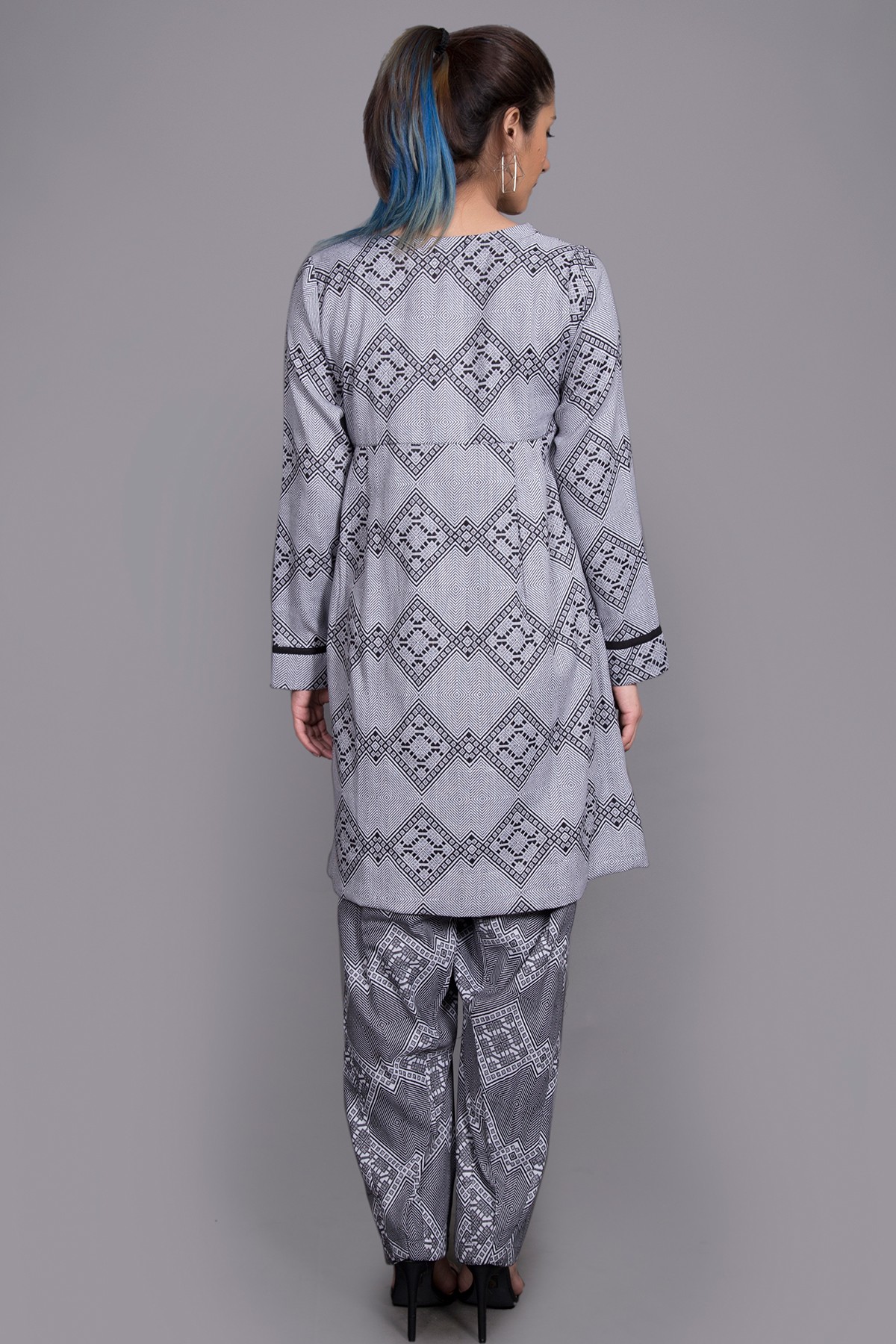 Black jacquard ready to wear dress by Generation casuals 2019