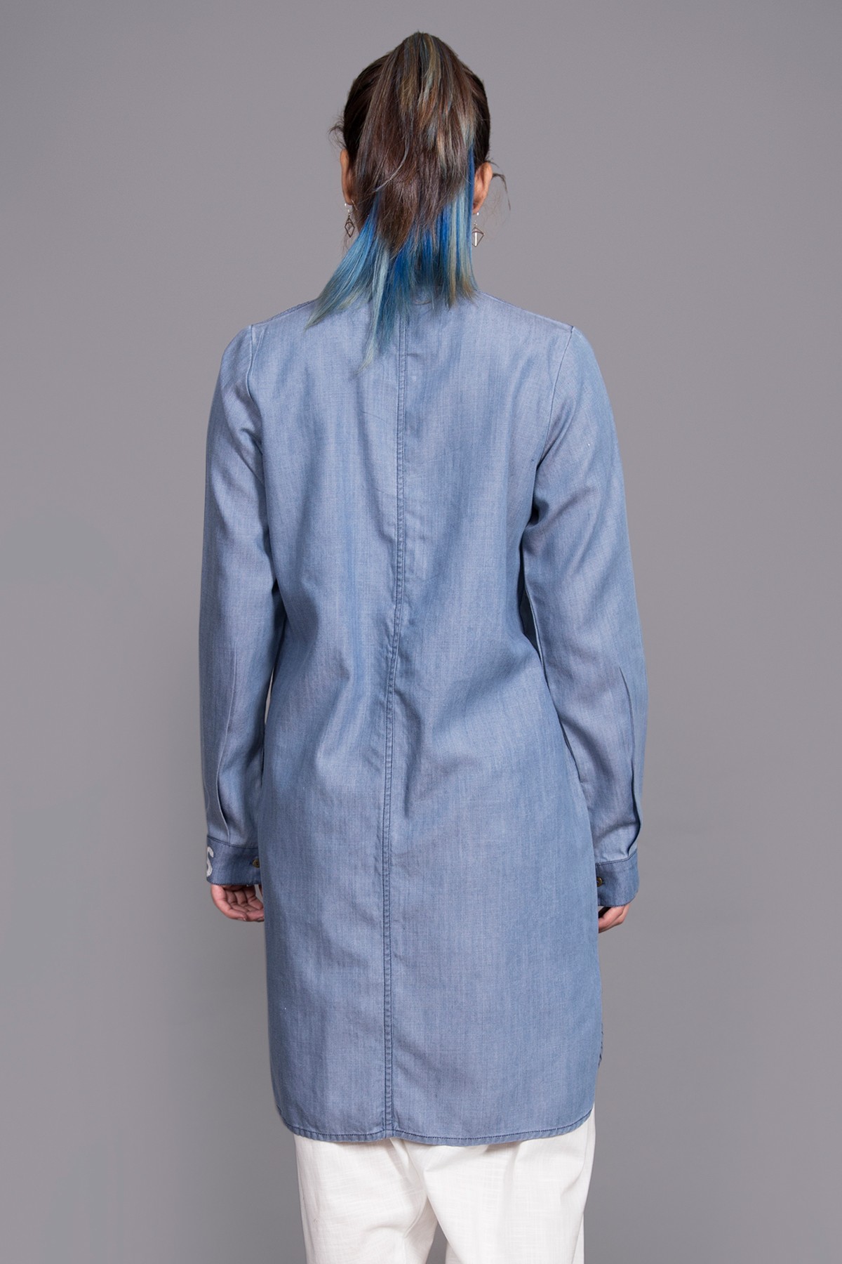Blue denim blitz badge tunic by Generation collection 2019 online