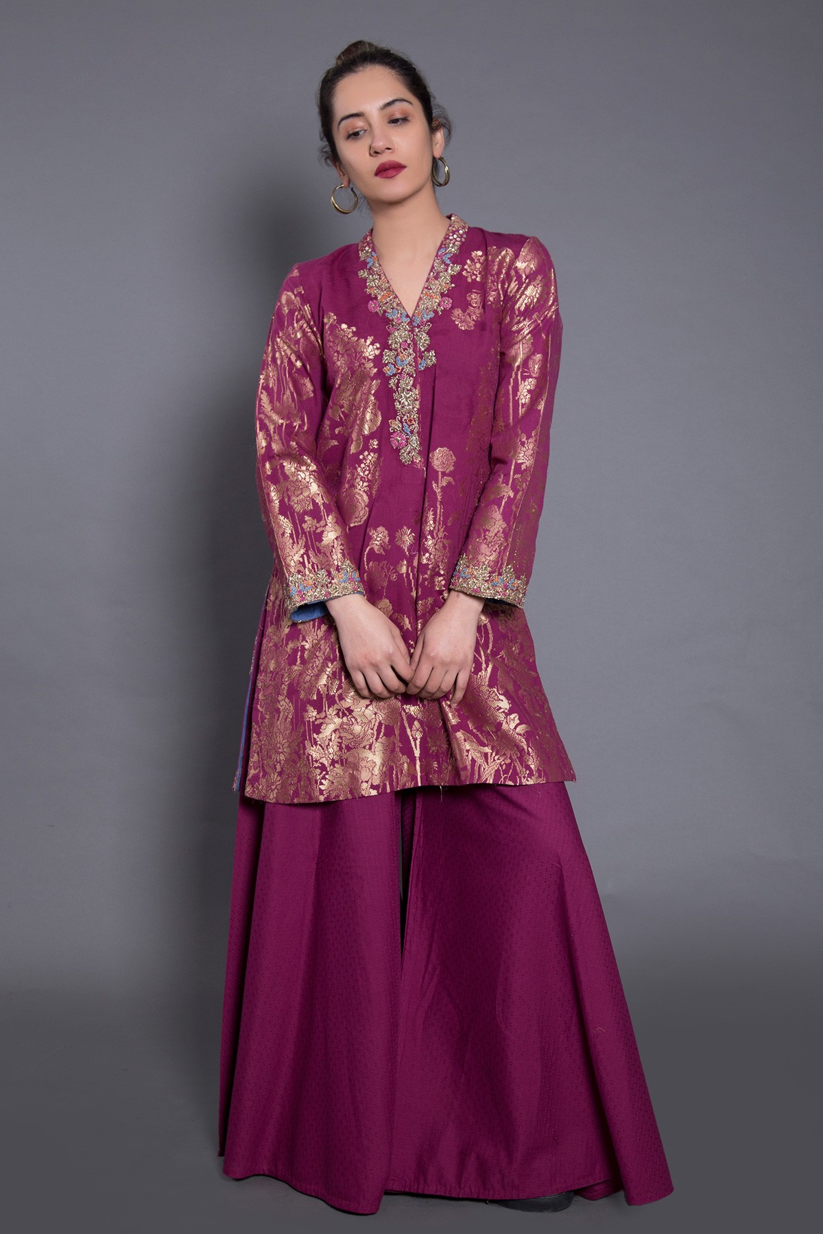  Formal  wear  purple ready  to wear  pret by Generation formal  