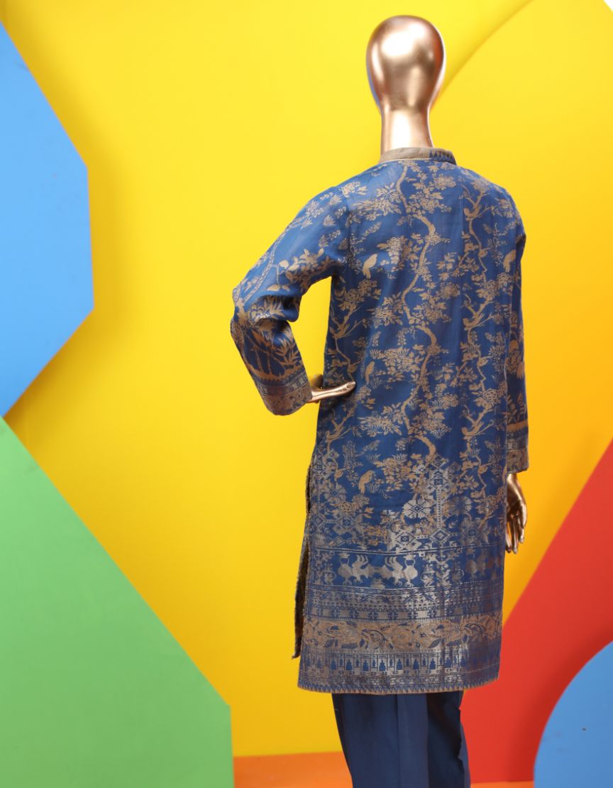 Buy Online Ready to Wear Junaid Jamshed Stylish Olive Dress
