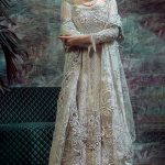 Beautiful heavily embroidered Pakistani bridal dress by Tena Durrani