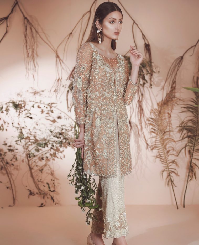 Buy this 3 piece embroidered ready to wear dress available online in organza by Republic party wear collection 2019