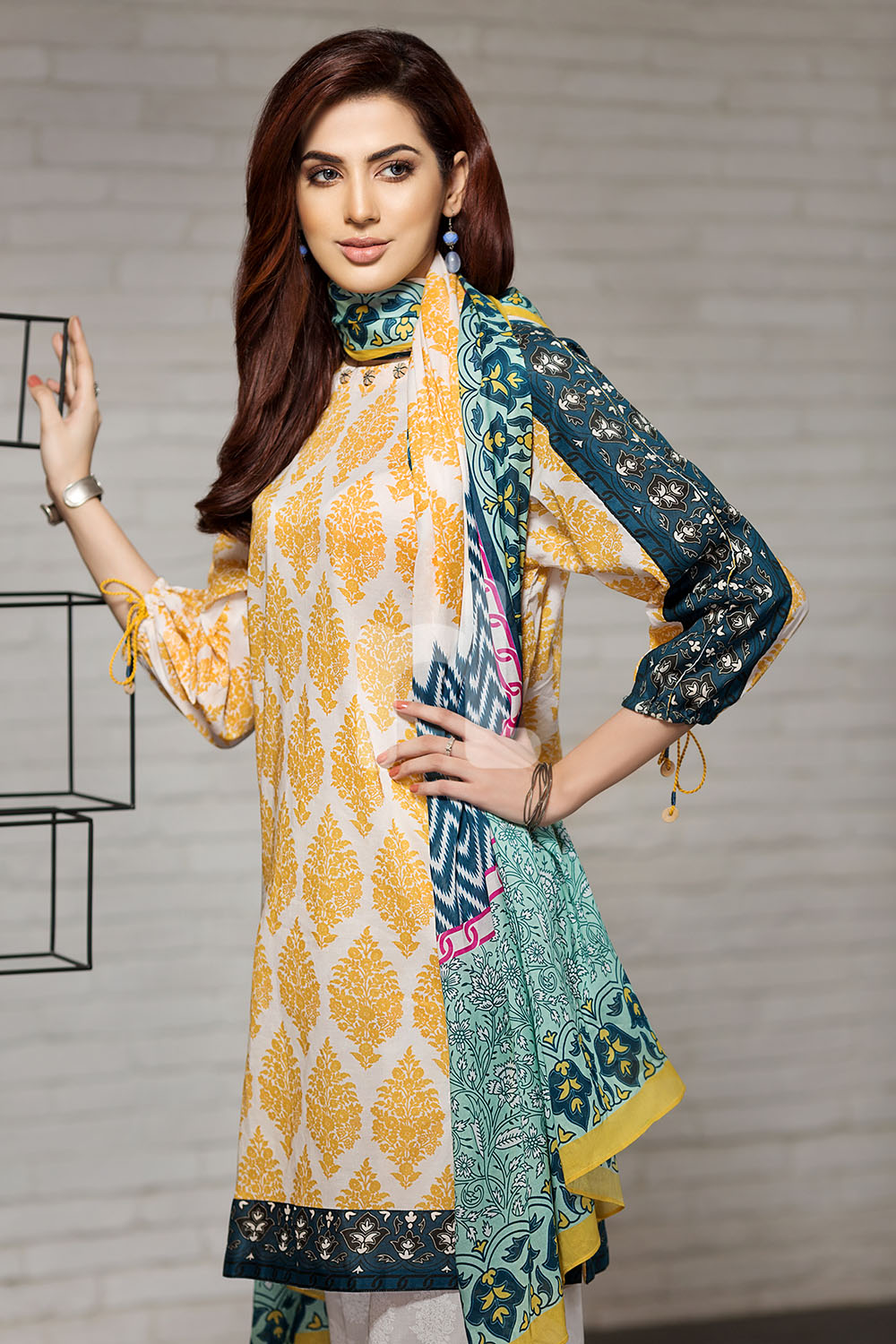 Buy this 3 piece lawn printed dress by Nishat Linen casual clothes 2019 available at a best price of pkr 1990