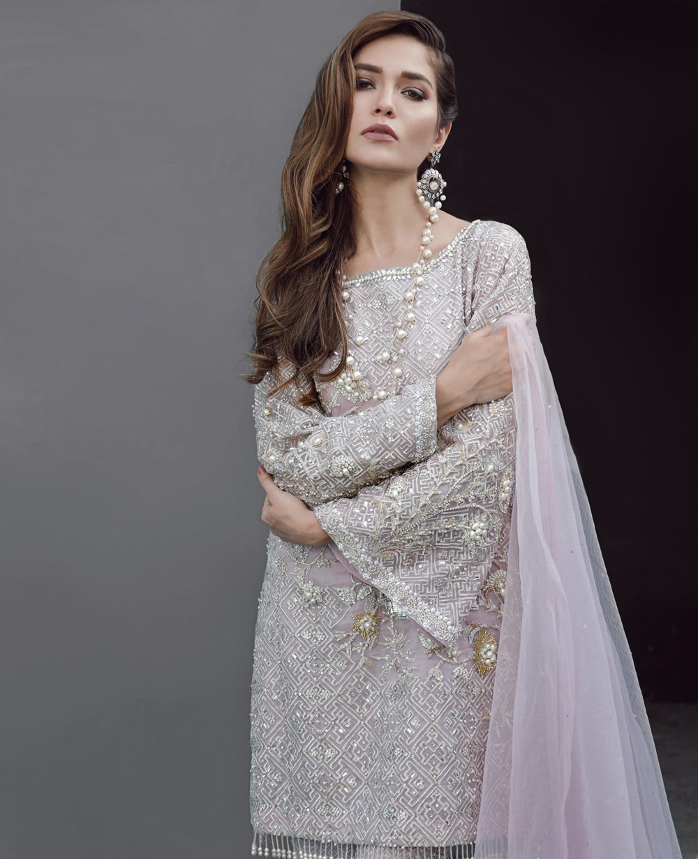 Buy this beautiful organza embroidered dress at a very reasonable price by Republic Ready to wear collection 2019
