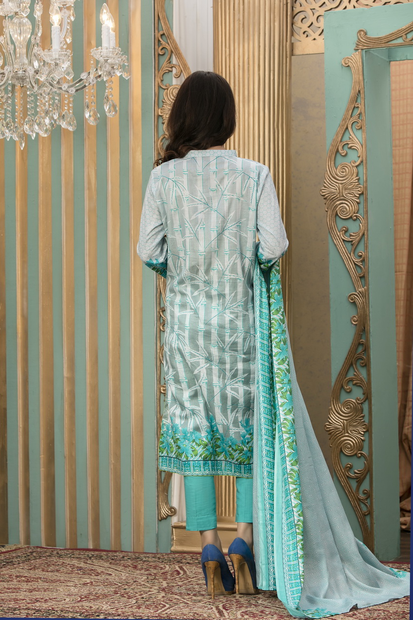 Buy this lawn pret wear unstitched 3 piece dress at a best price of available for online shopping by Ayesha Alishba spring lawn 2018