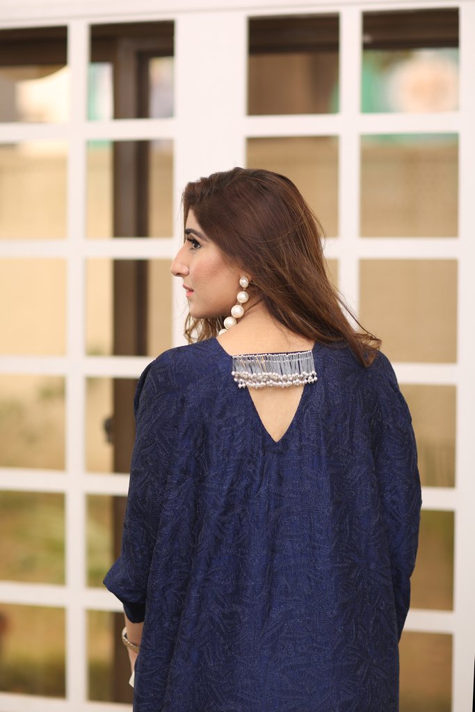 Buy this pretty embroidered stitched silk dress at a reasonable price available online by Suffuse by Sana Yasir embroidered pret collection 2018