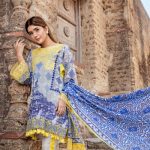 Enchanted Green unstitched pret 3 piece Pakistani dress by Panache casual spring collection 2018