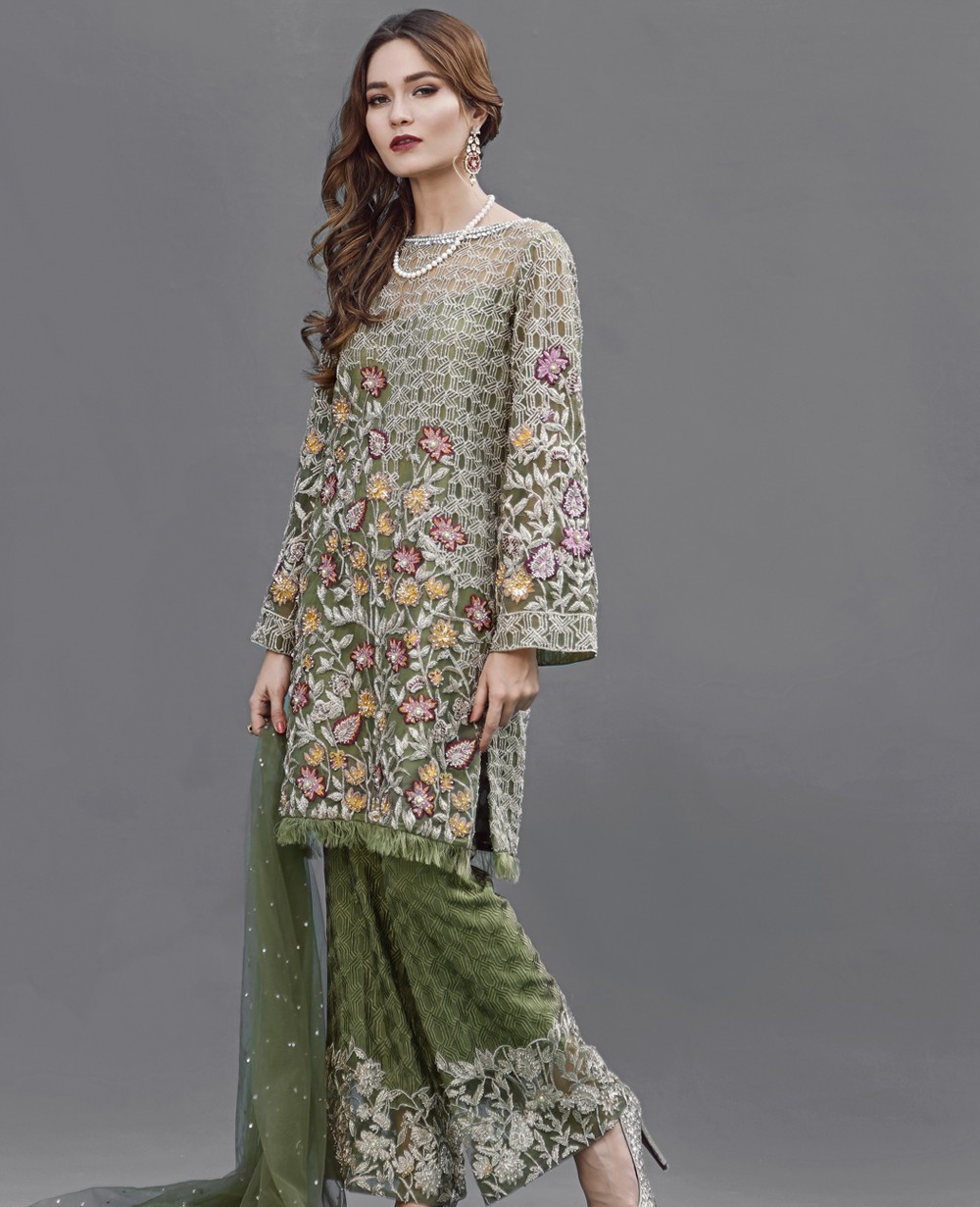 This beautiful embroidered ready to wear pret dress by Republic Luxury pret collection 2019 available at a best price of PKr6000