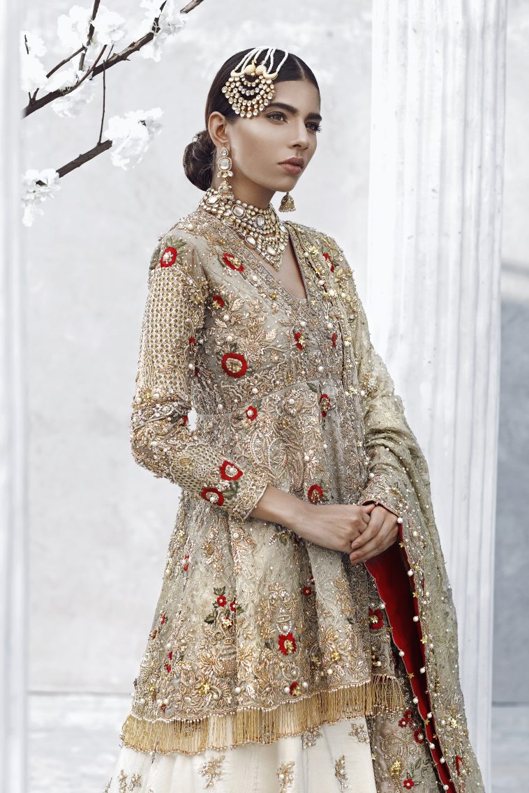 Tradition Green Pakistani Bridal Dress By Asian Wedding Dresses