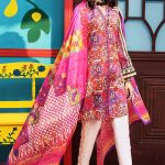 Buy this elegant Multi color lawn 3 piece pret dress by Gul Ahmed printed collection 2018 at a very reasonable price