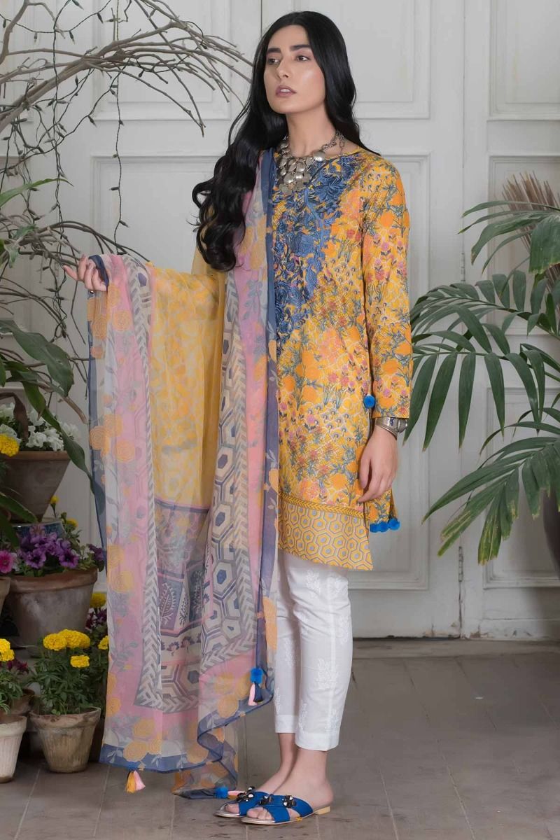 khaadi lawn 2020 2 piece