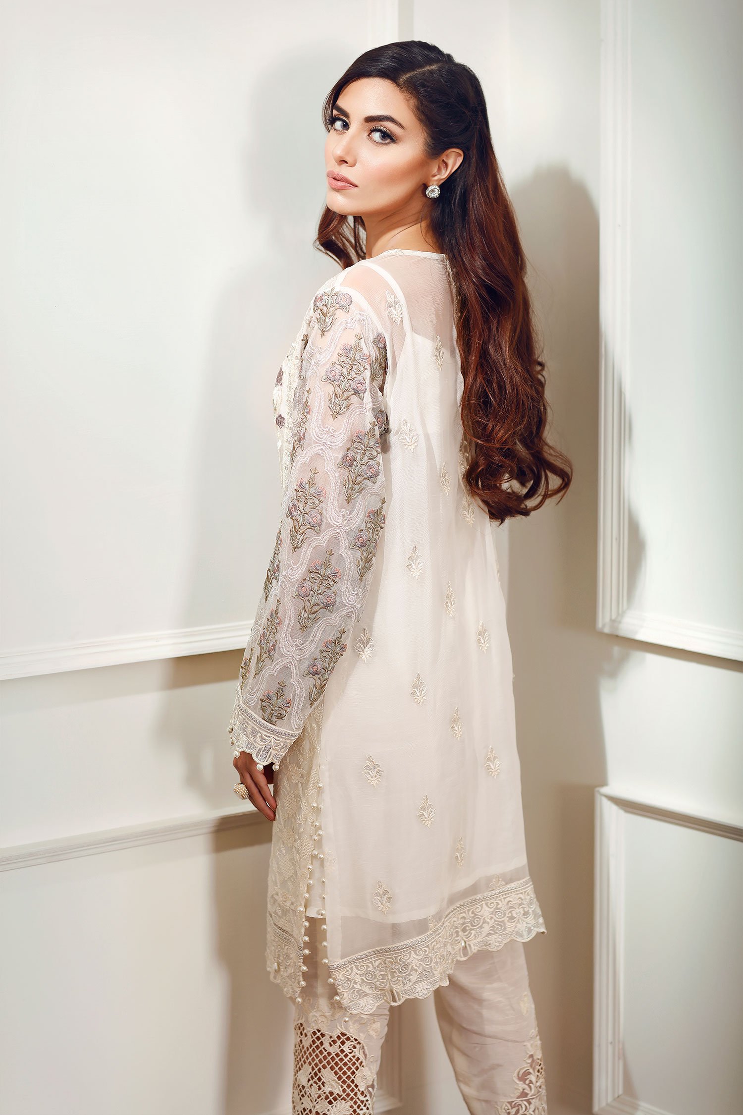 Buy this pretty embroidered stitched silk dress at a reasonable price available online by Suffuse by Baroque luxury prets 2018