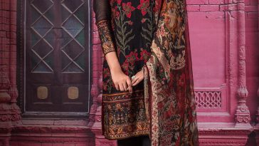 A graceful ensemble from Summer’18 collection by Alkaram Studio Eid Clothes in USA.