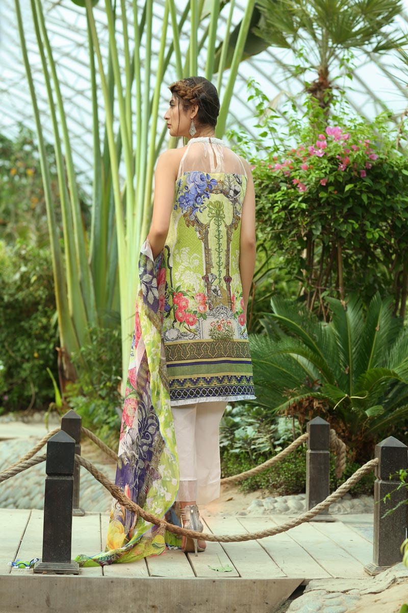 Get this ravishing Embroidered Pakistani stitched dress at a best price by Paras Eid collection in UK