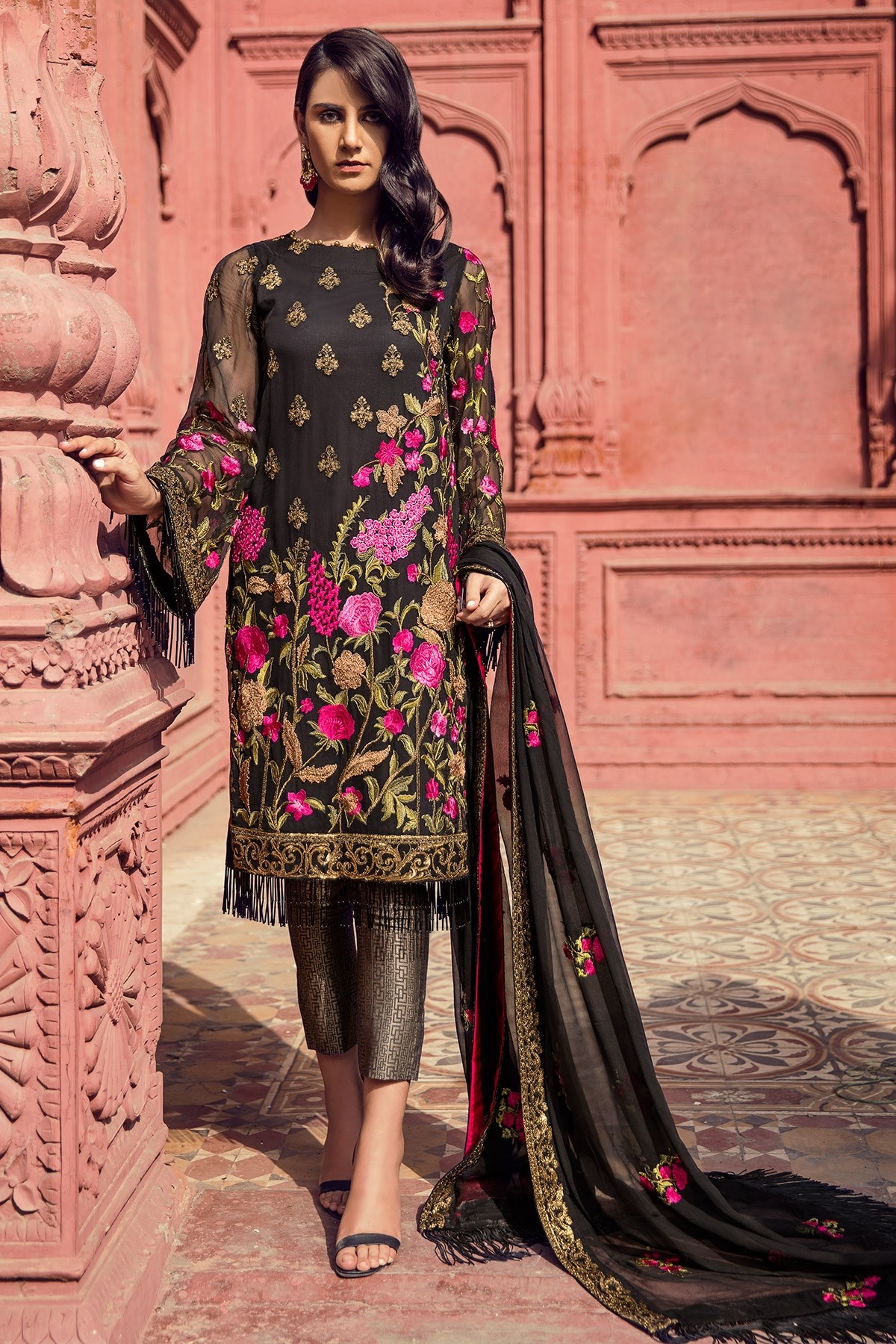 Alkaram Embroidered Pakistani Embroidered Suit with Price