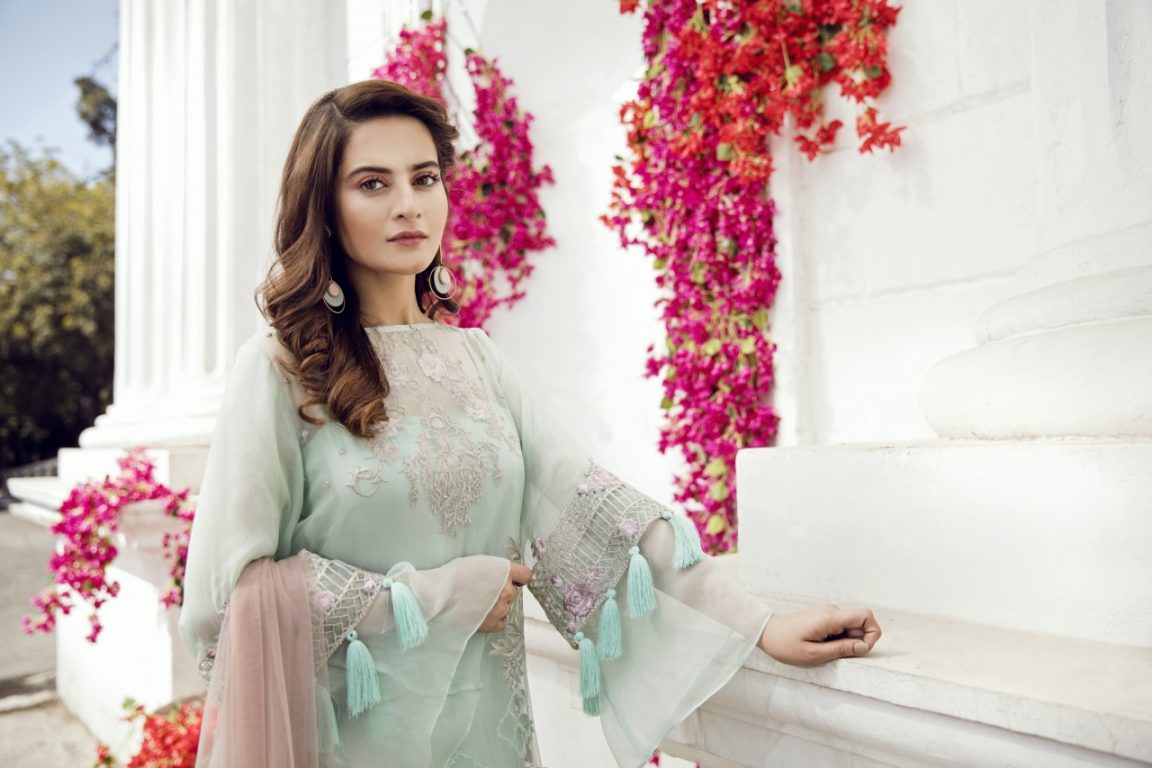 Imrozia Mehr e Mah Pakistani Luxury Chiffon Dress