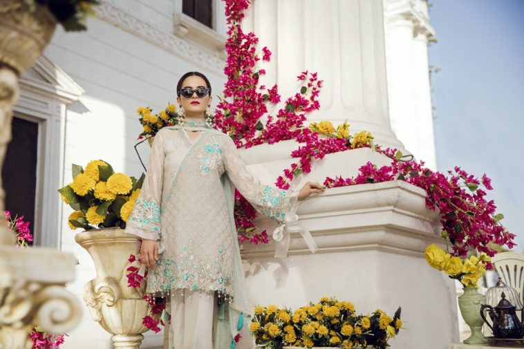 unstitched Chiffon dress by Imrozia premium eid clothes