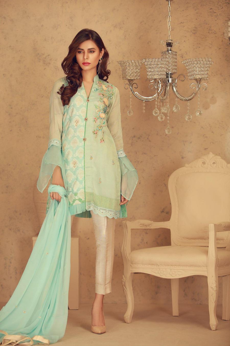 Ravishing Cascade Pakistani Dress by Sarosh Salman Luxury Pret Collection