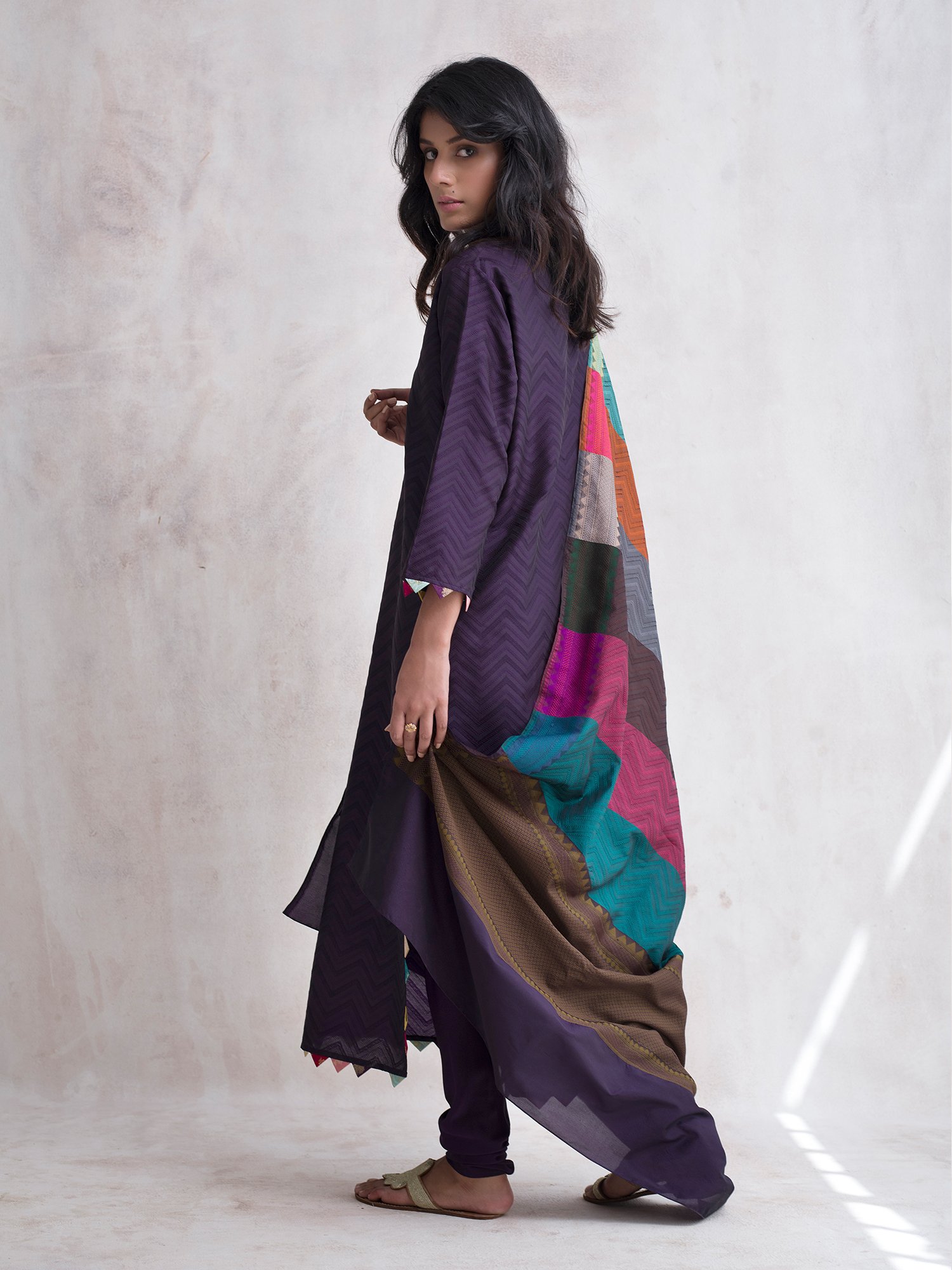 Buy this pretty and stylish Pakistani eid dress by Misha Lakhani in silk