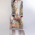 Elegant and ravishing embroidery Pakistani dress by Warda Saleem online