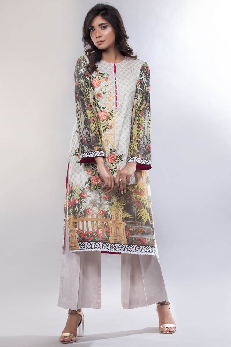 Elegant and ravishing embroidery Pakistani dress by Warda Saleem online
