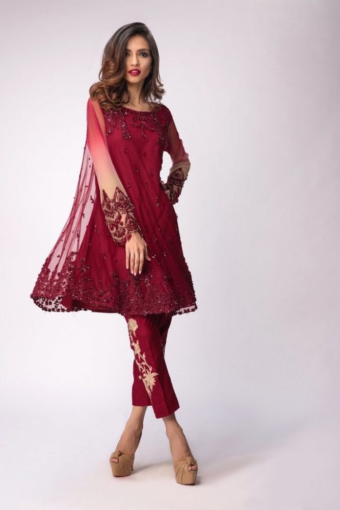 Pakistani Semi Formal Dresses Online Shopping in Pakistan