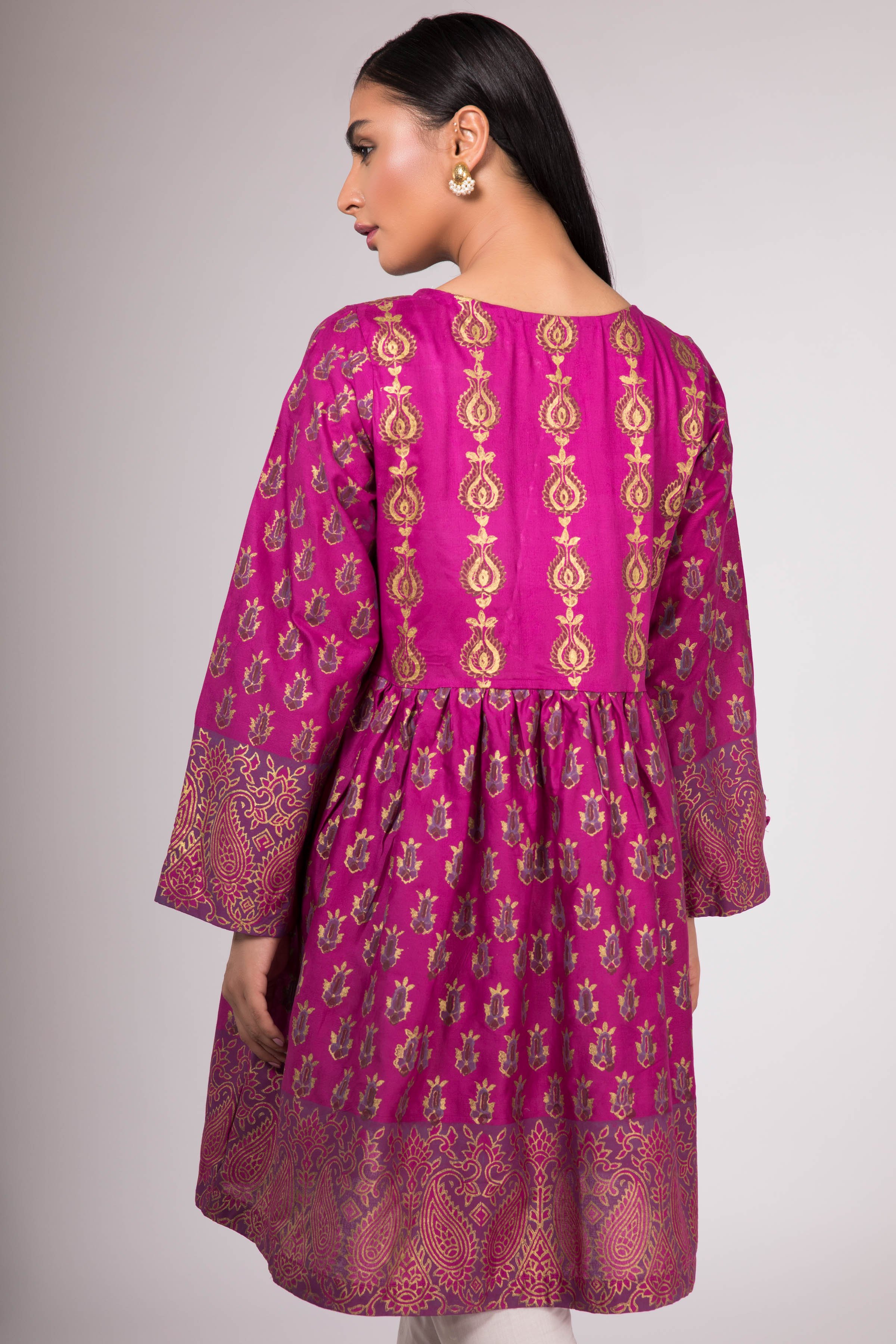Magenta color stitched Pakistani suit in Uk by Sapphire clothing Pakistani suit in Uk