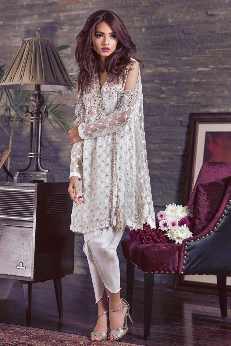 Anus Abrar Maria B 2018 Embroidered Collection Pakistani Shalwar Kameez Suit 