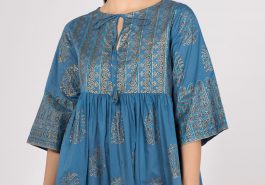 Royal fantasy blue stitched Pakistani dress in Dubai by Sapphire