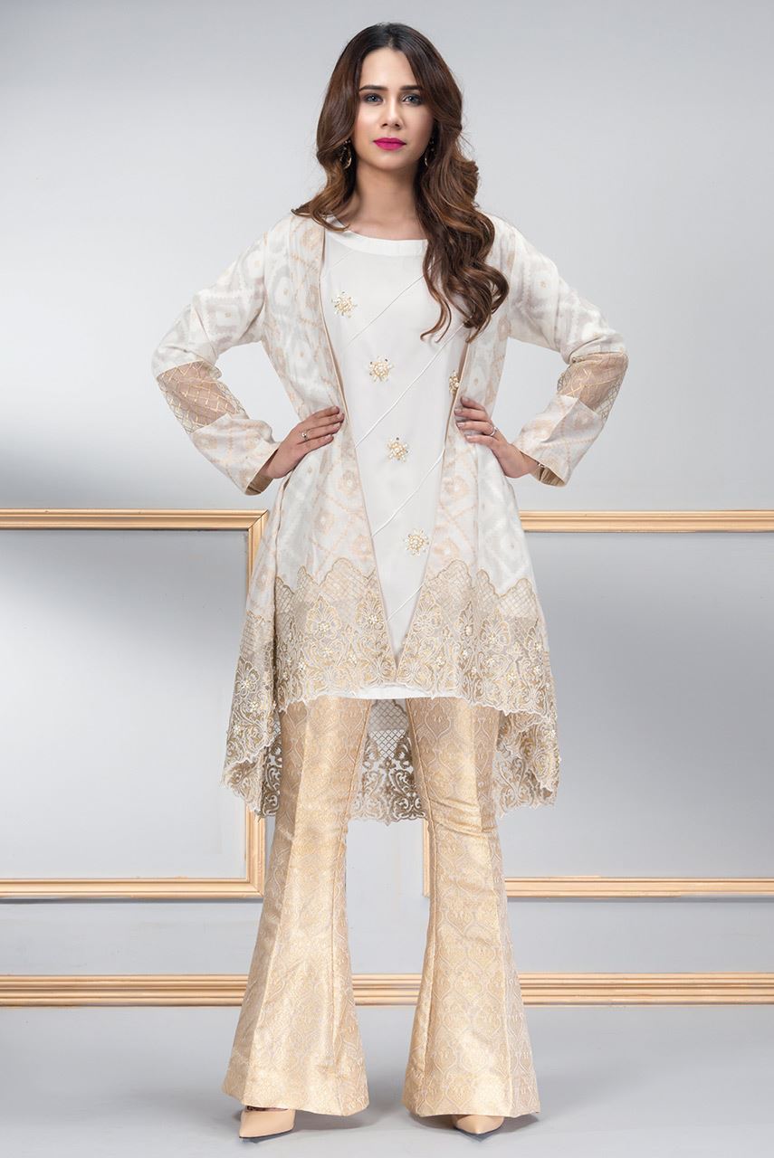 Beautiful Pakistani Designer Wedding Dress by Phatyma Khan