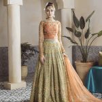Pakistani wedding dresses by Republic by Omar Farooq has this gorgeous lehnga choli