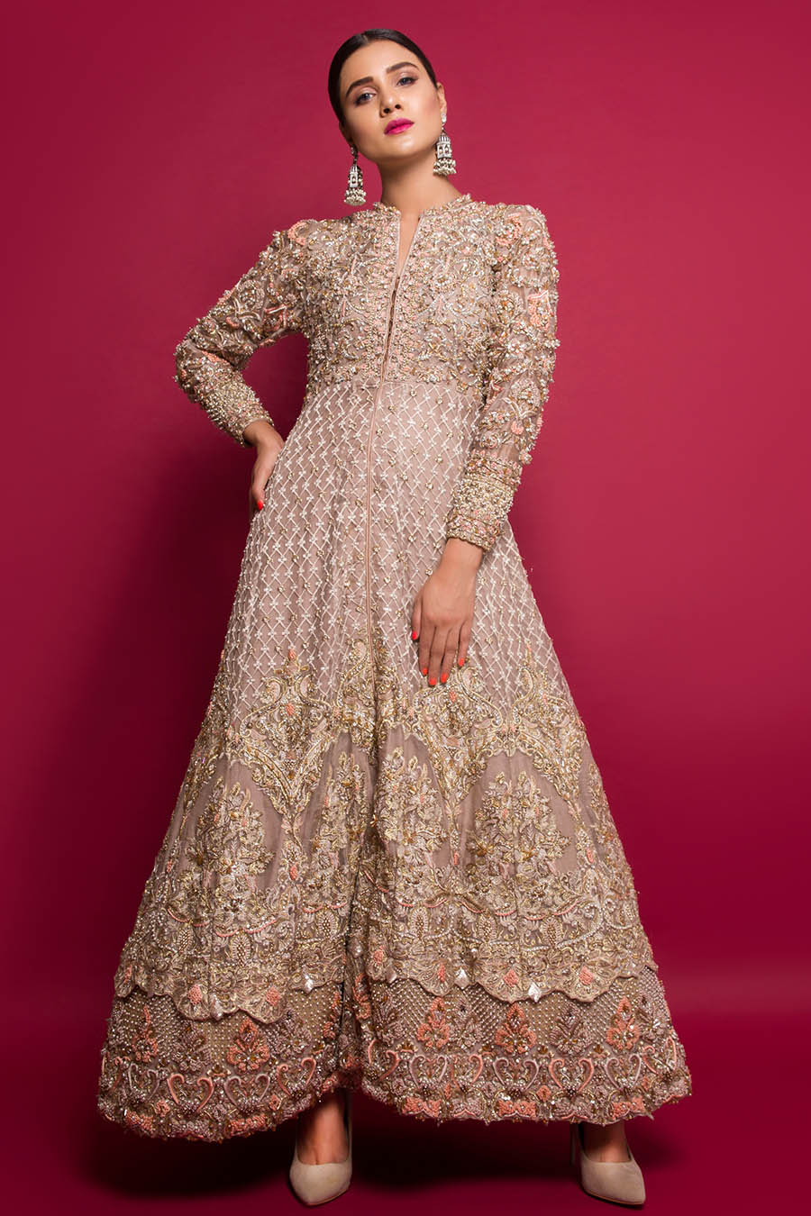 Formal Gown by Moraab for Pakistani Wedding