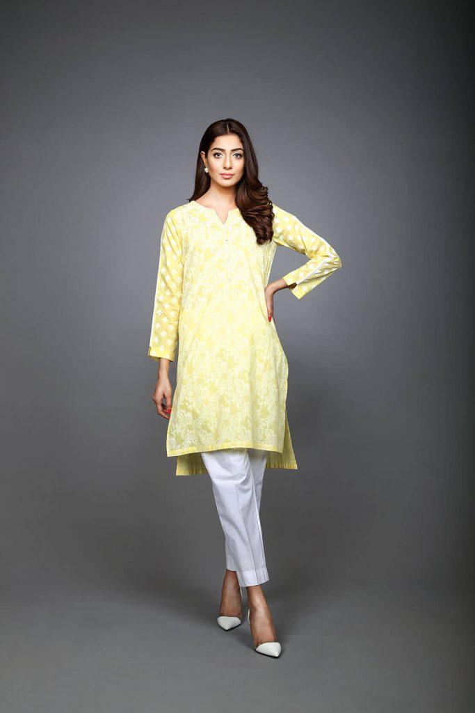 Unstitched Cotton Suit by Chen One Eid Collection 2019