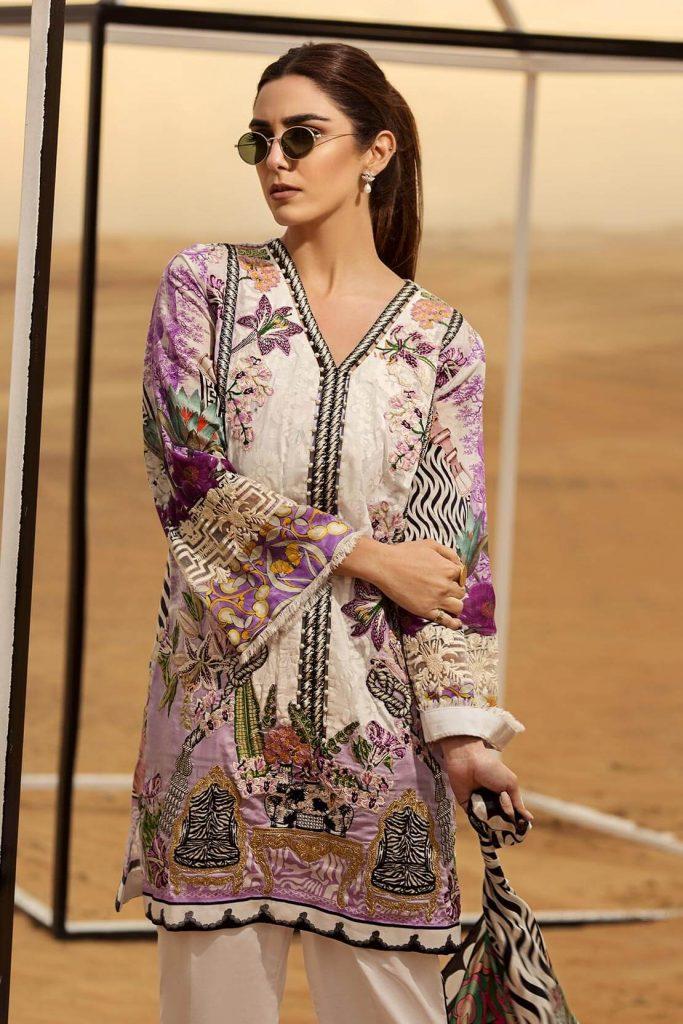 Pima Lawn Embroidery Suit by Crimson Eid Collection 2019