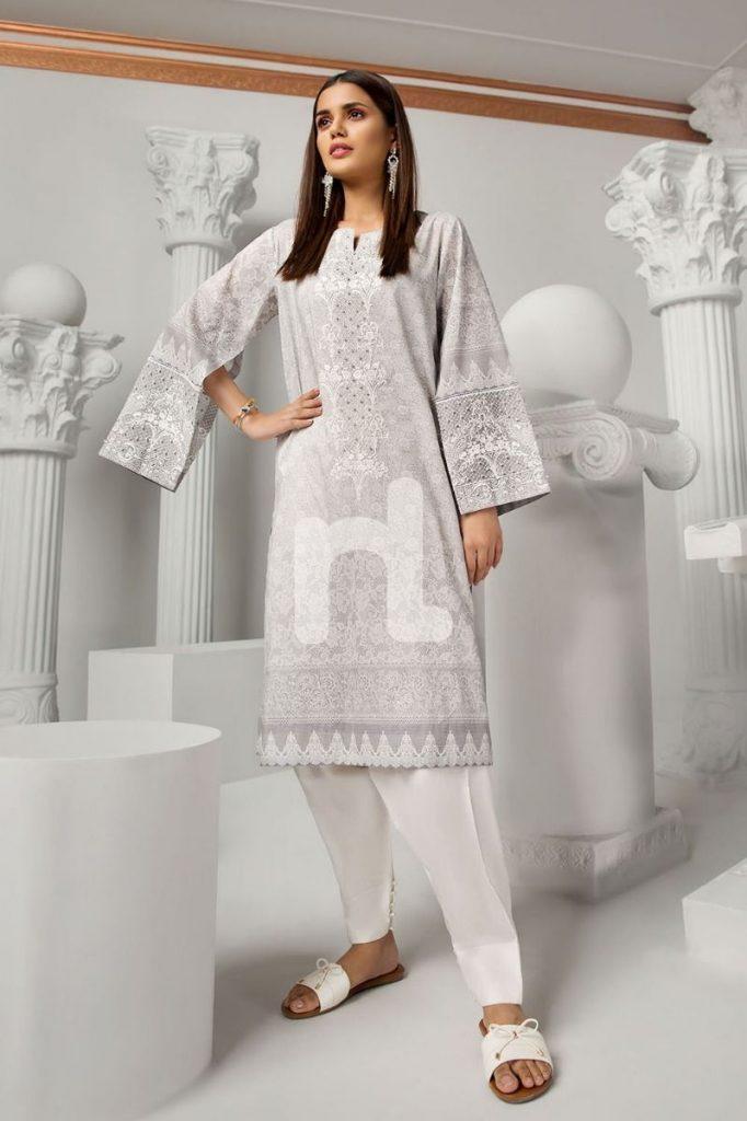 Nishat Linen Embroidered Lawn suit