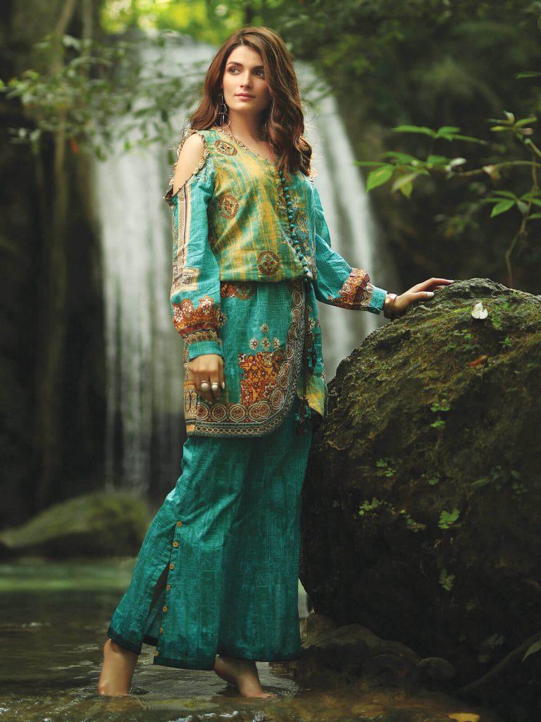 Edenrobe Summer Dress for Pakistani Girls