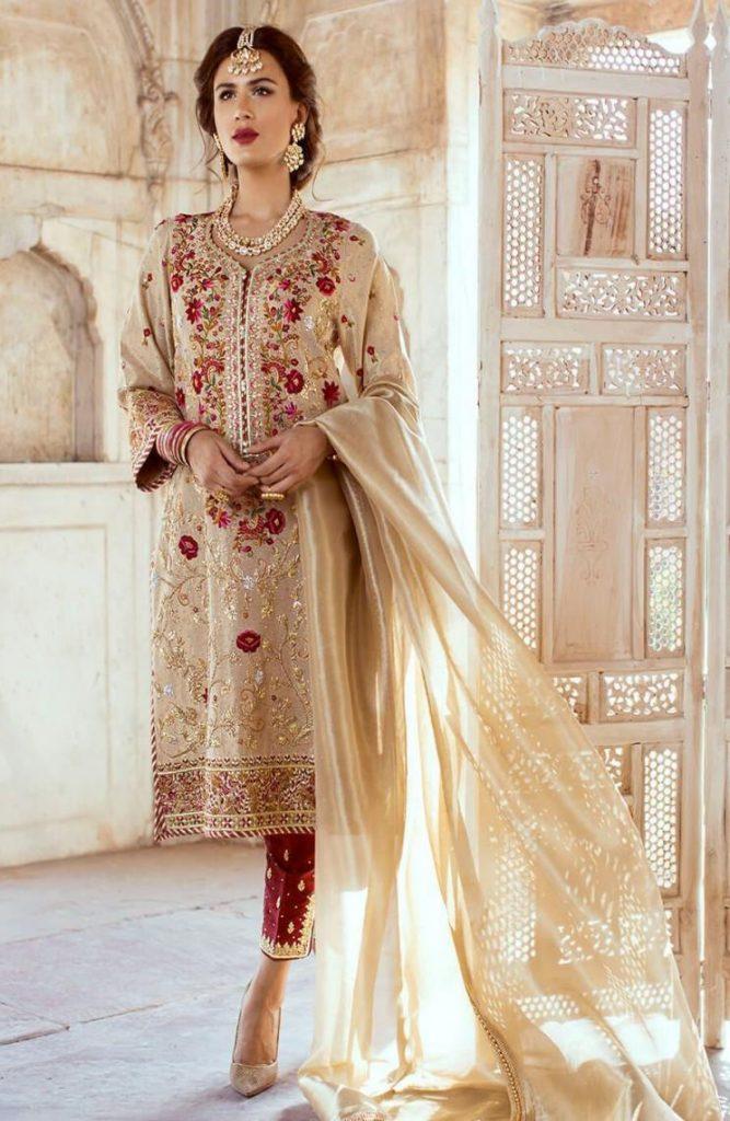 Farah Talib Aziz Pakistani Bridal Dress for Post Wedding Reception