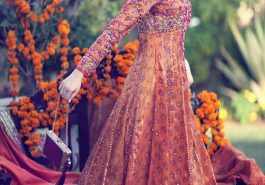 Farah Talib Aziz Pishwas Traditional Pakistani Dress