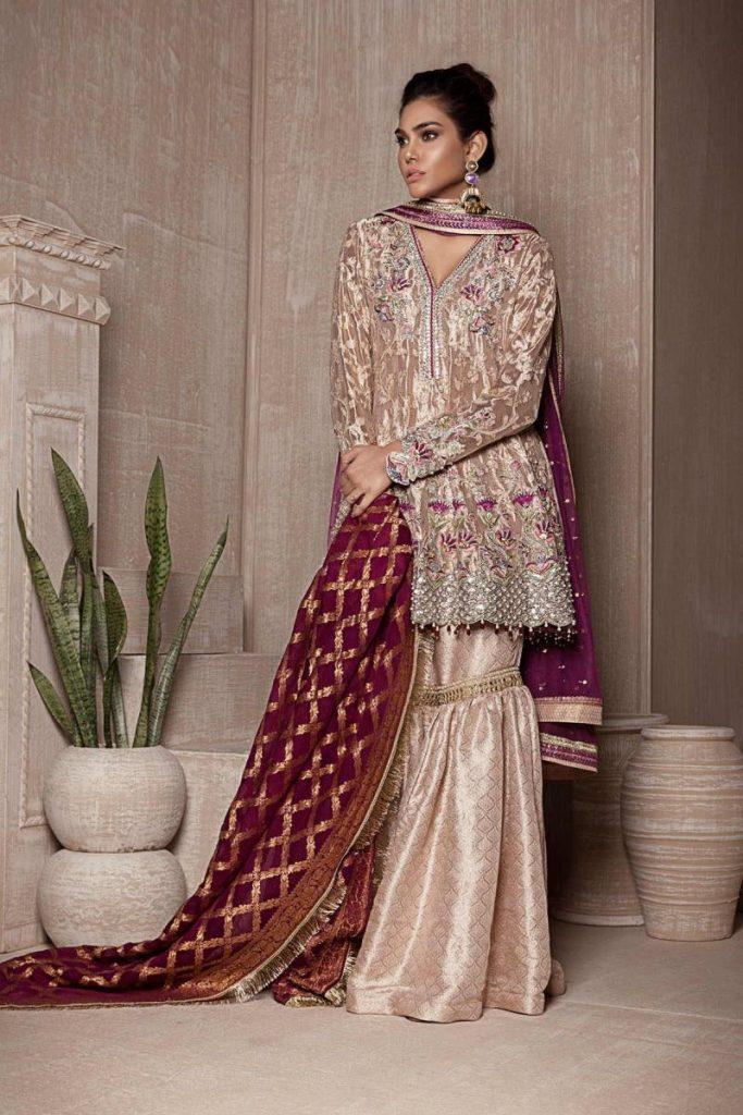 Sana Abbas Gharara for Pakistani Weddings