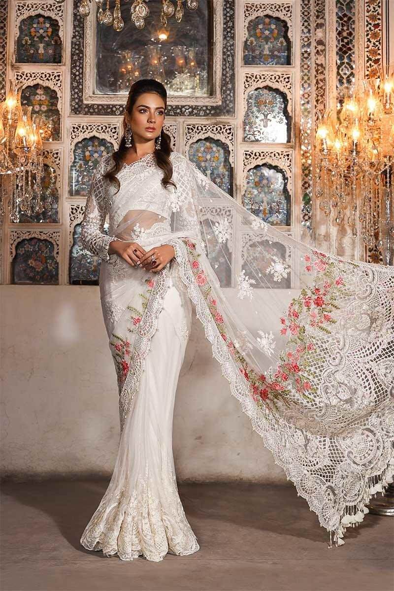 Buy 10 Best Pakistani Designer Sarees online in UK - Hooraindesignerwear