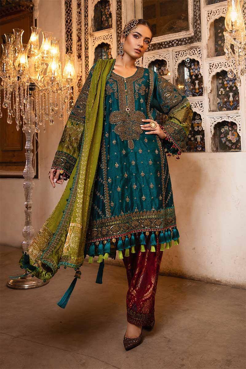 Maria B Traditional Pakistani Wedding Dress for Bridesmaid