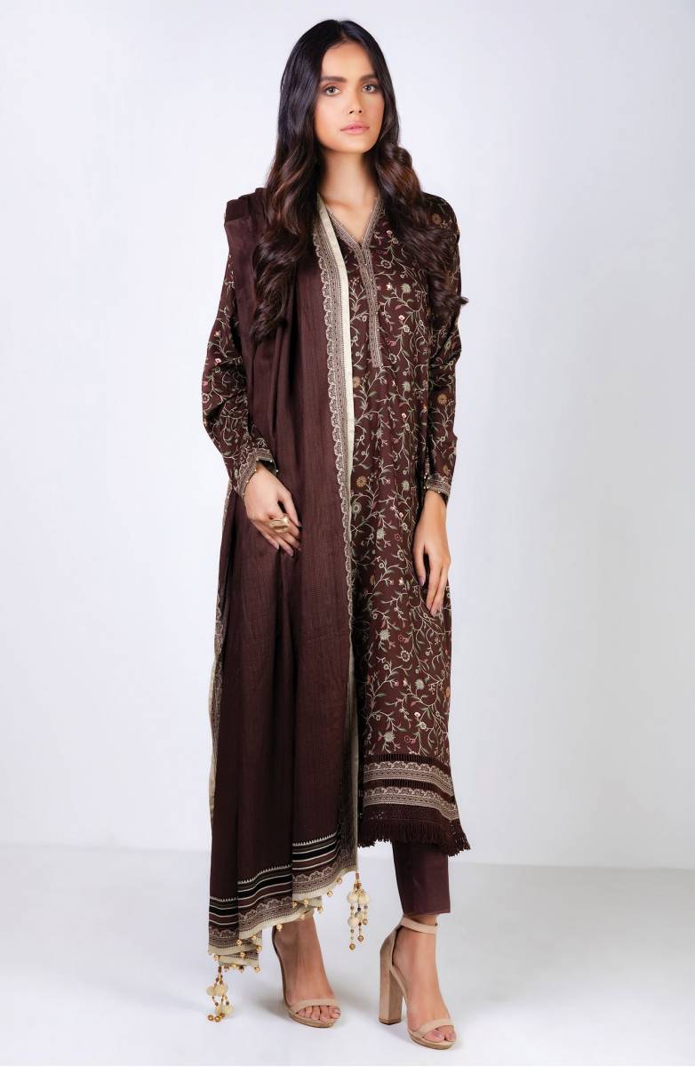 Orient Textile Unstitched Linen Dress