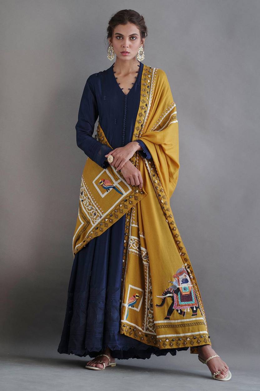 Ankle Length Suit by Nida Azwer