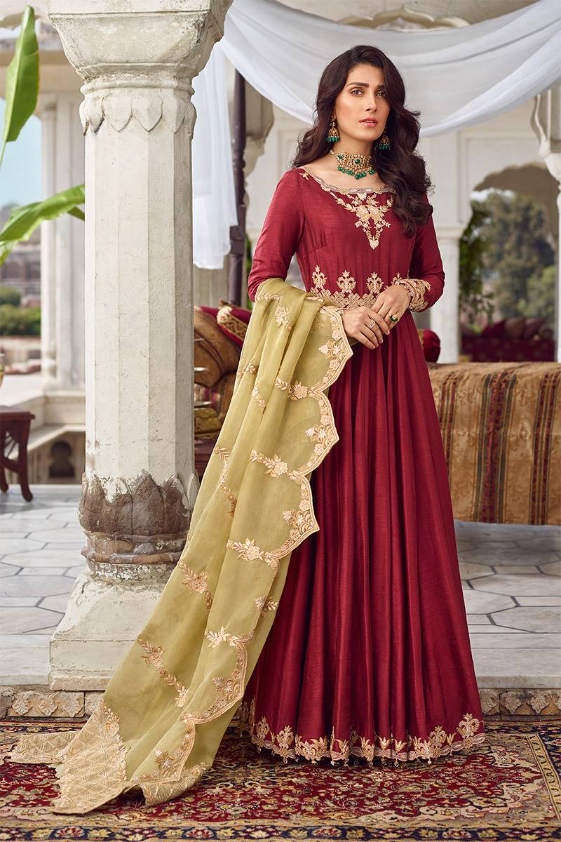 Silk Pishwas for Indian and Pakistani Weddings