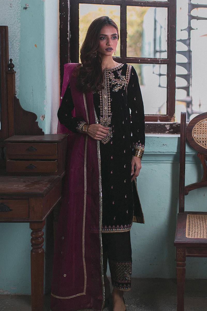 Qalamkar Simple Pakistani Dress