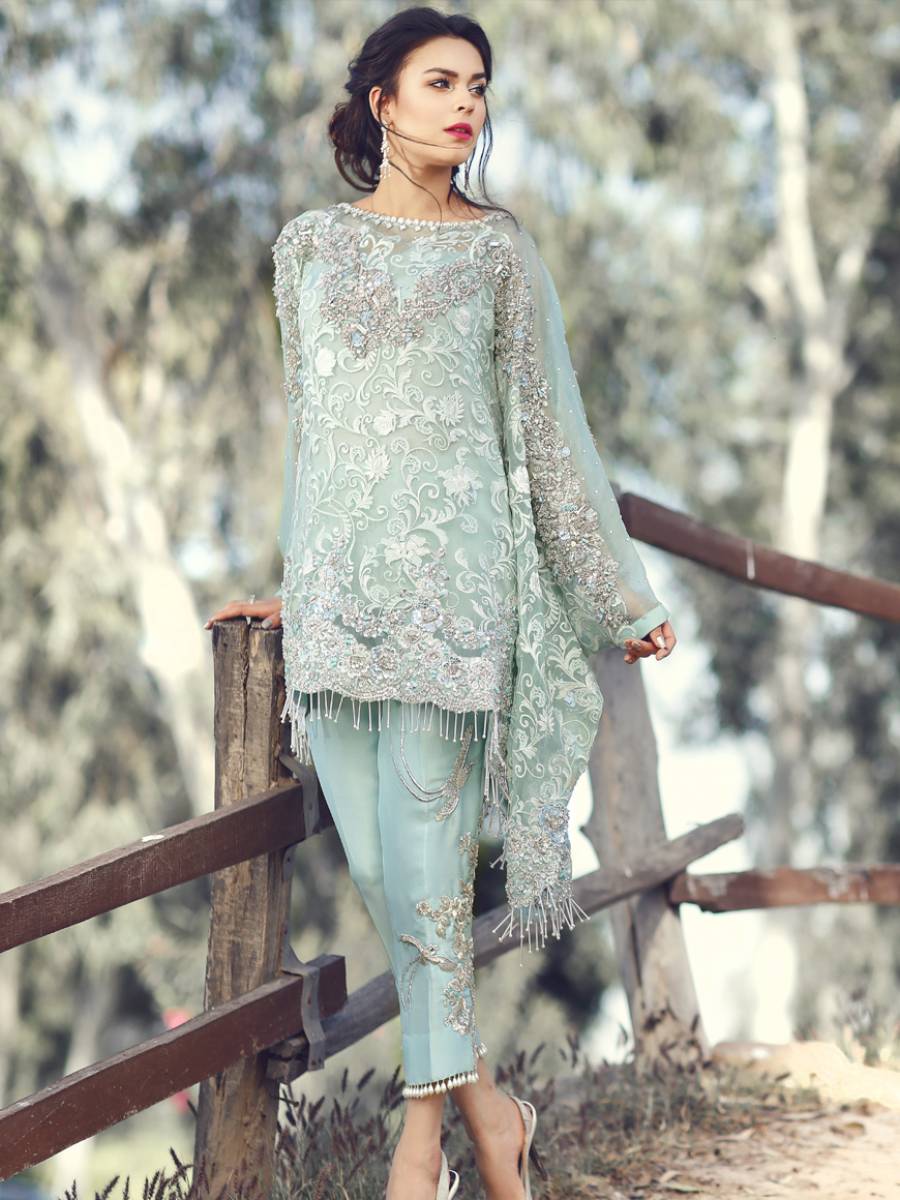 Simple Pakistani Wedding Dress